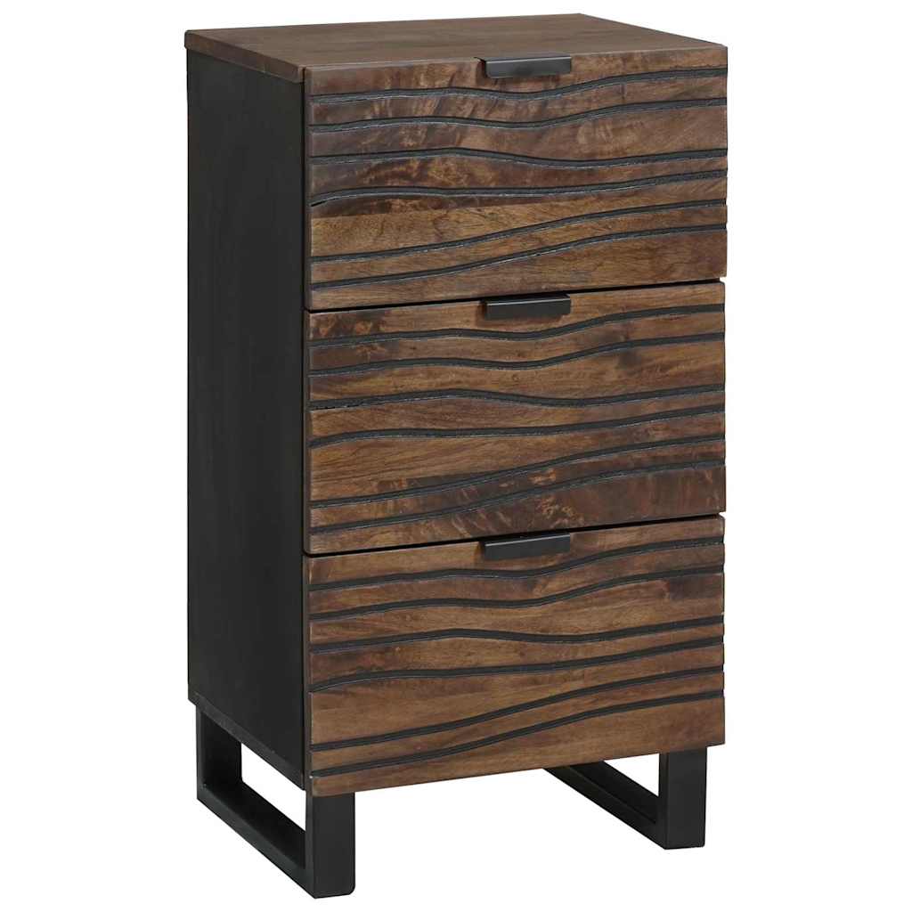 vidaXL Bufet z szufladą Brązowy 40 x 33 x 75 cm lite drewno mango