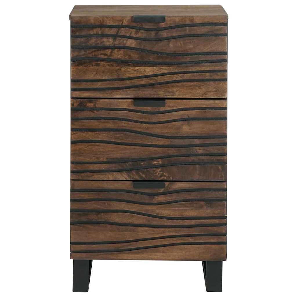 vidaXL Bufet z szufladą Brązowy 40 x 33 x 75 cm lite drewno mango