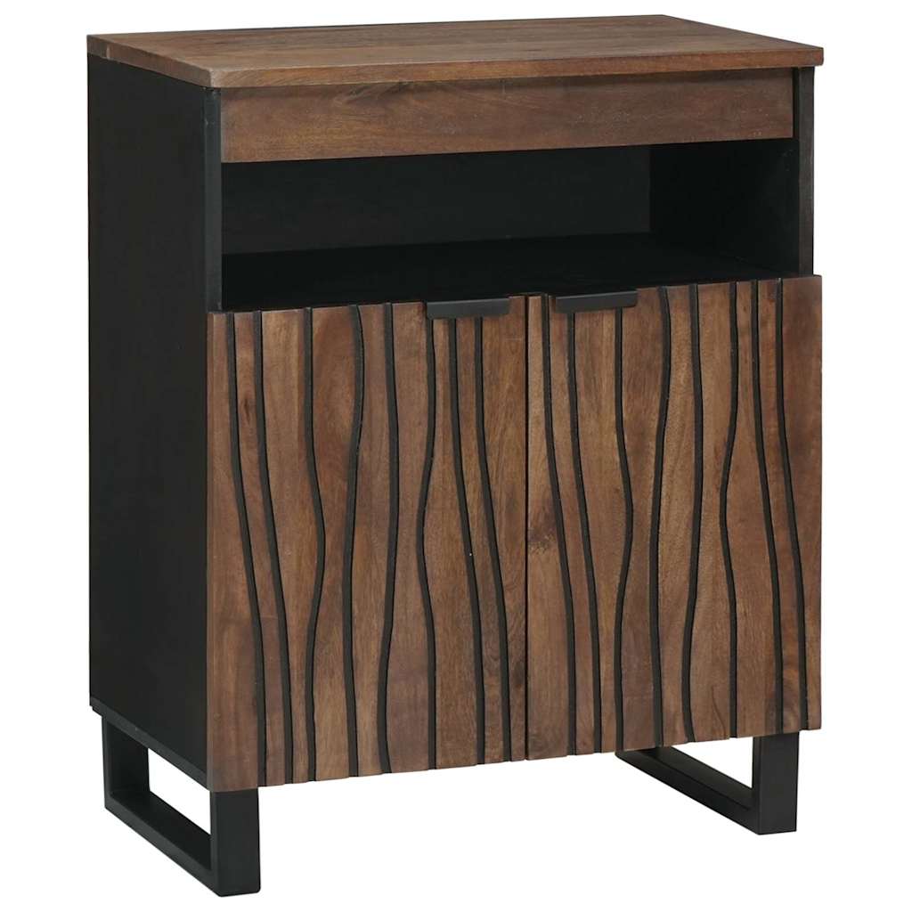 vidaXL Bufet z szufladą Brązowy 60 x 33 x 75 cm lite drewno mango