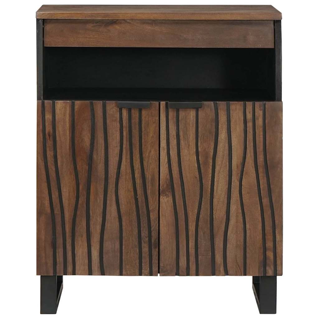 vidaXL Bufet z szufladą Brązowy 60 x 33 x 75 cm lite drewno mango