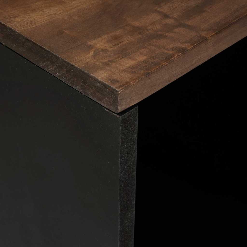 vidaXL Bufet Brązowy 80 x 33 x 75 cm lite drewno mango