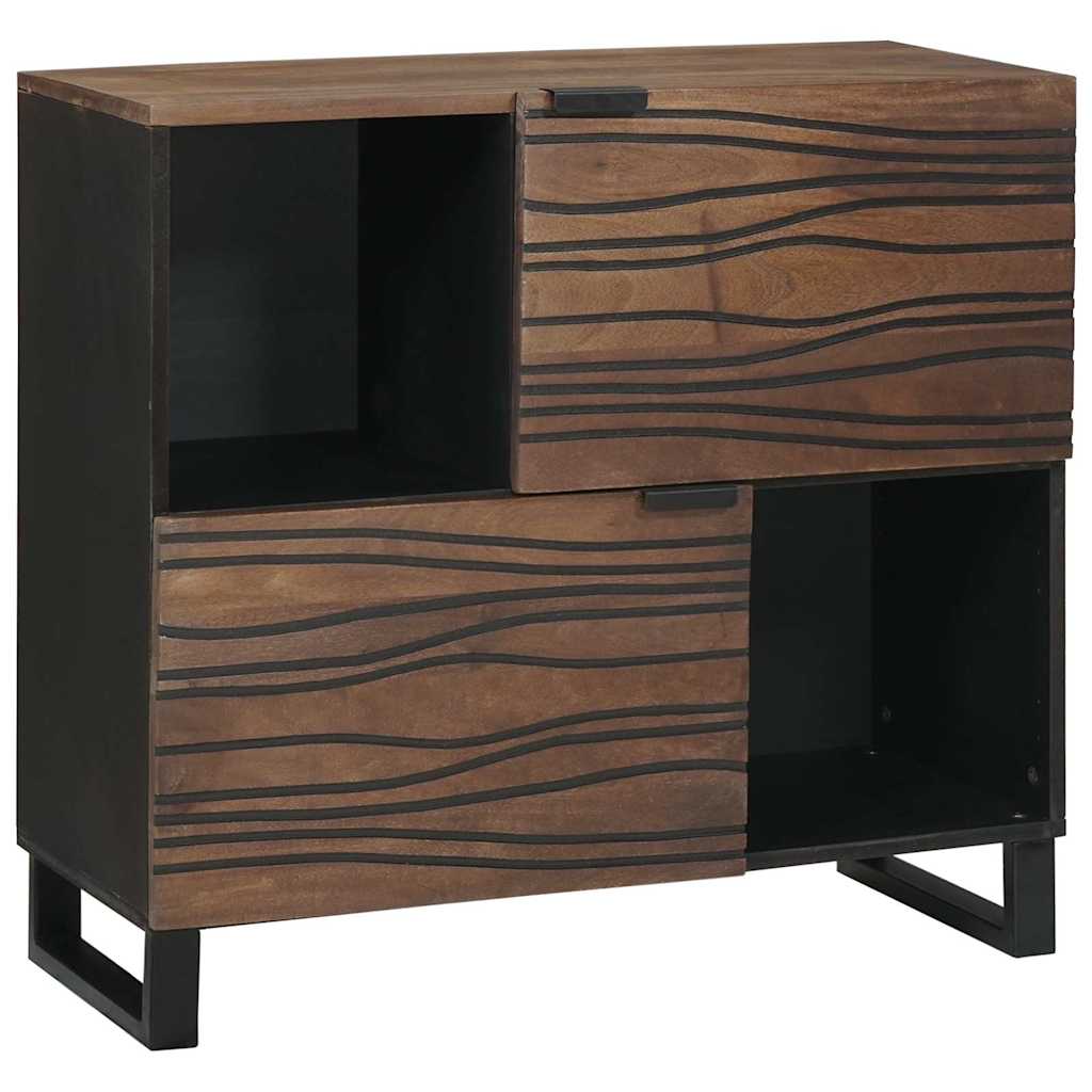 vidaXL Bufet Brązowy 80 x 33 x 75 cm lite drewno mango