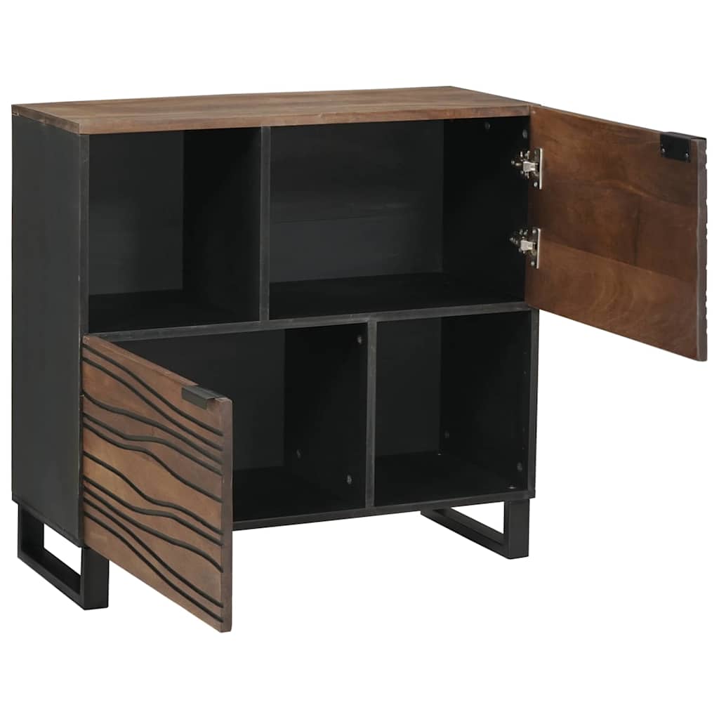 vidaXL Bufet Brązowy 80 x 33 x 75 cm lite drewno mango