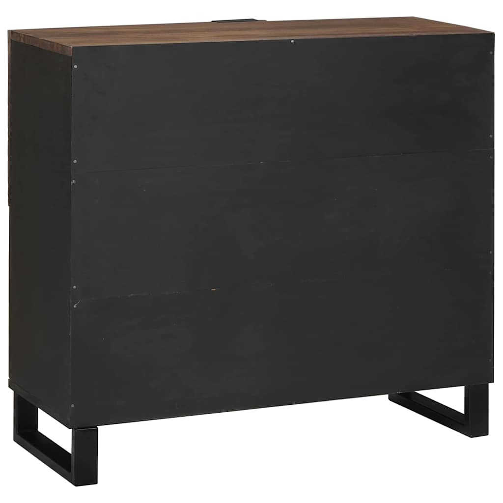 vidaXL Bufet Brązowy 80 x 33 x 75 cm lite drewno mango