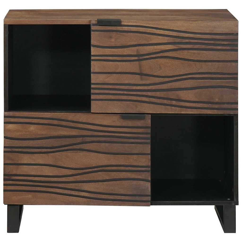 vidaXL Bufet Brązowy 80 x 33 x 75 cm lite drewno mango