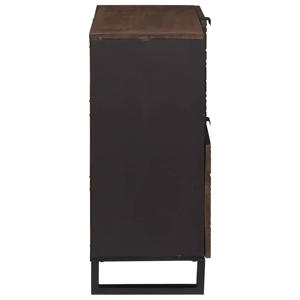 vidaXL Bufet Brązowy 80 x 33 x 75 cm lite drewno mango