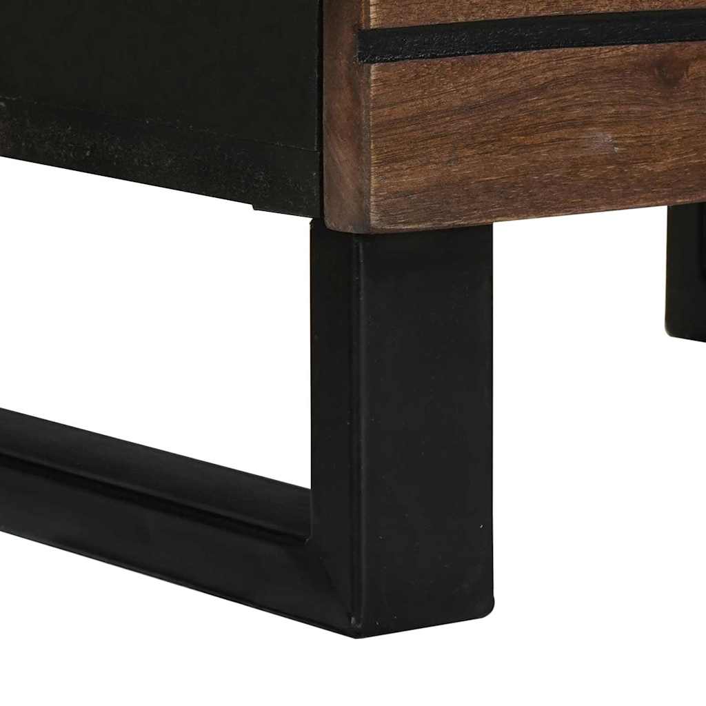 vidaXL Highboard Brązowy 40 x 33 x 110 cm lite drewno mango
