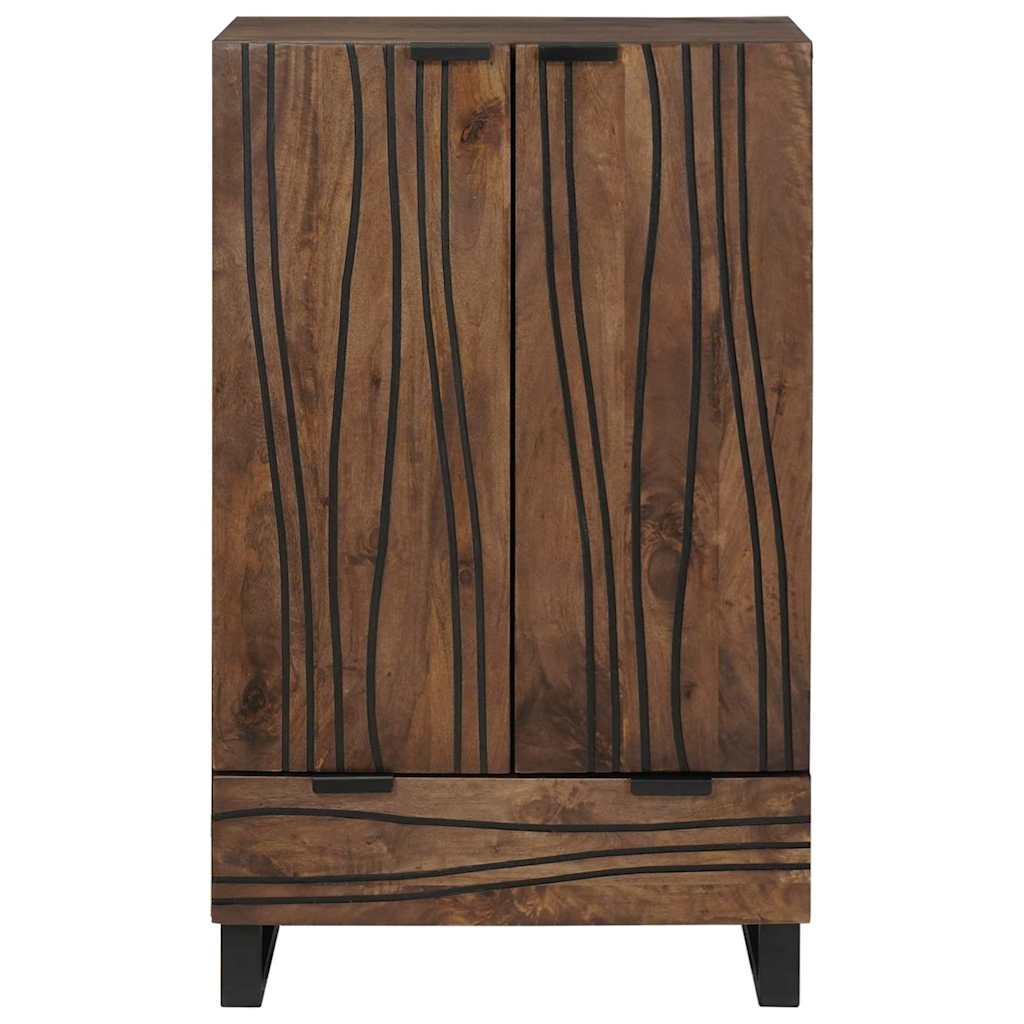 vidaXL Wysoki Stolik Brązowy 60 x 33 x 100 cm lite drewno mango
