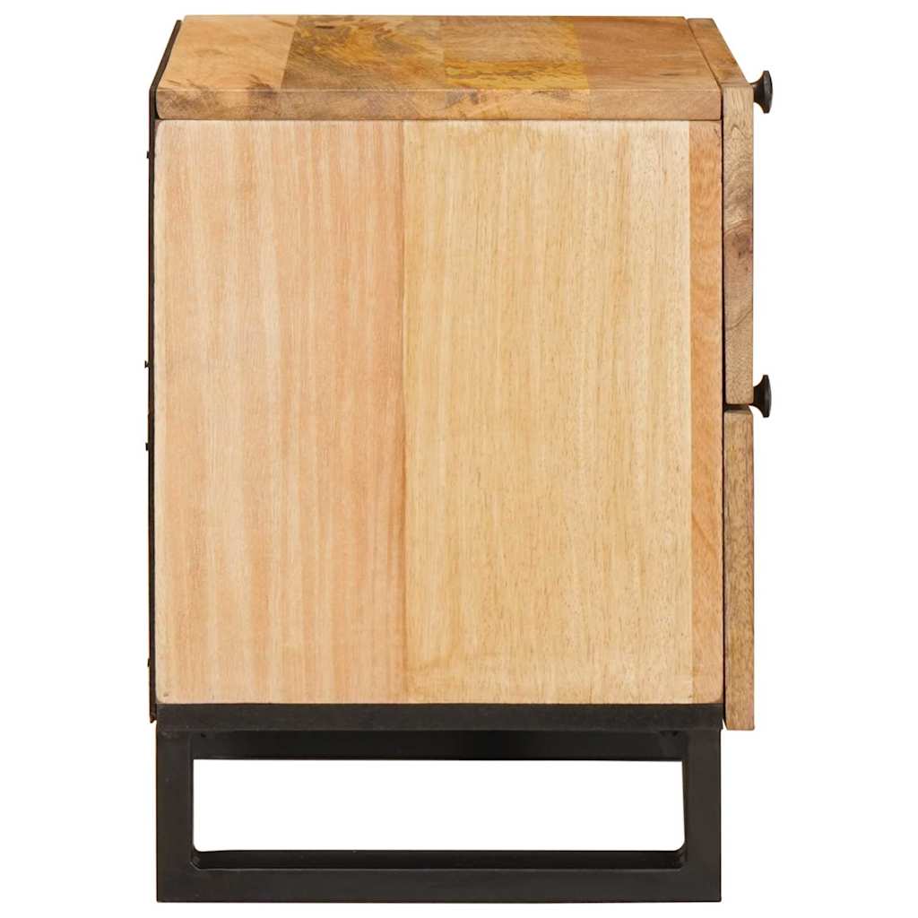 vidaXL Szafka Nocna Naturalny 40 x 33 x 46 cm Drewno z mango