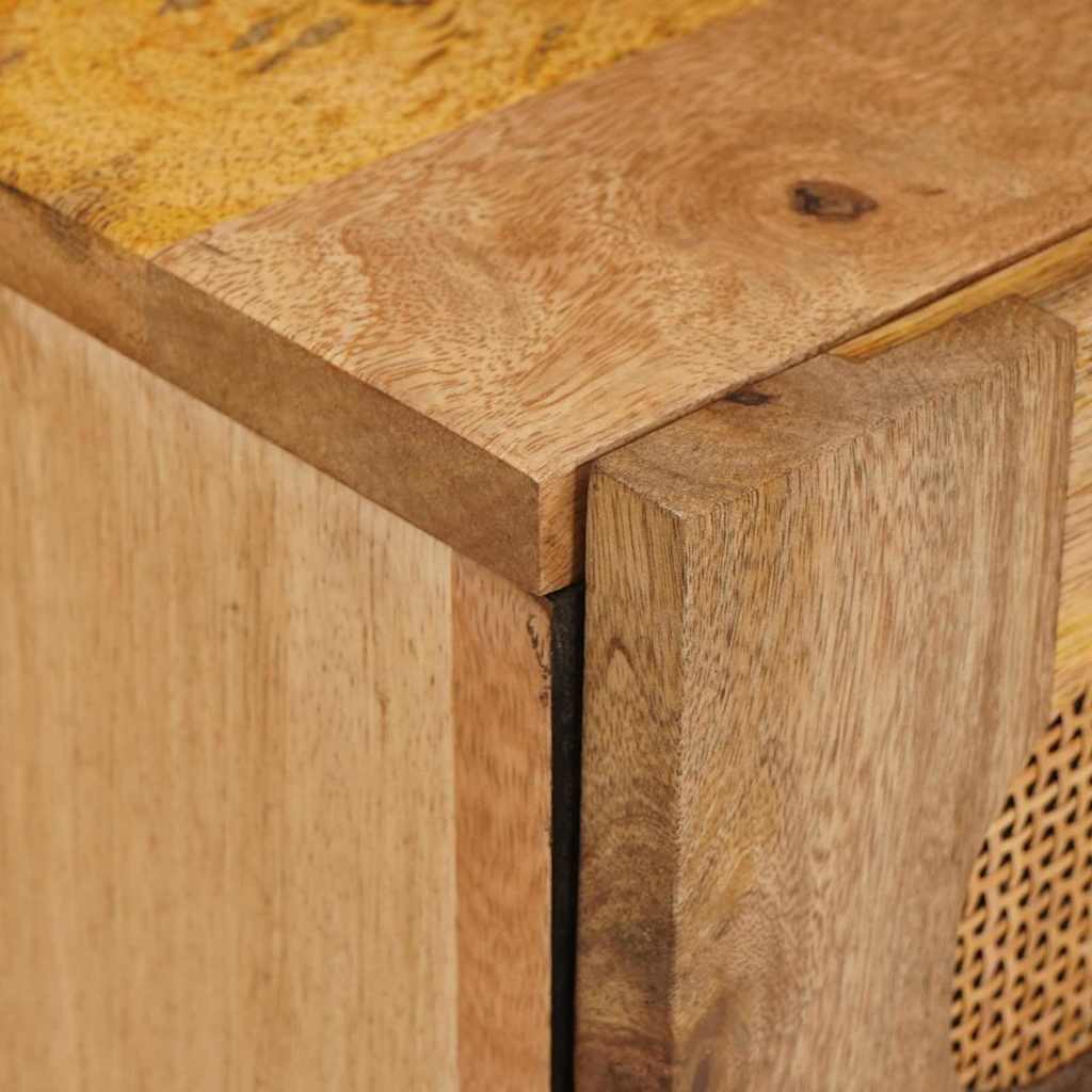 vidaXL Szafka Nocna 2 pcs Naturalny 40 x 33 x 46 cm Drewno z mango