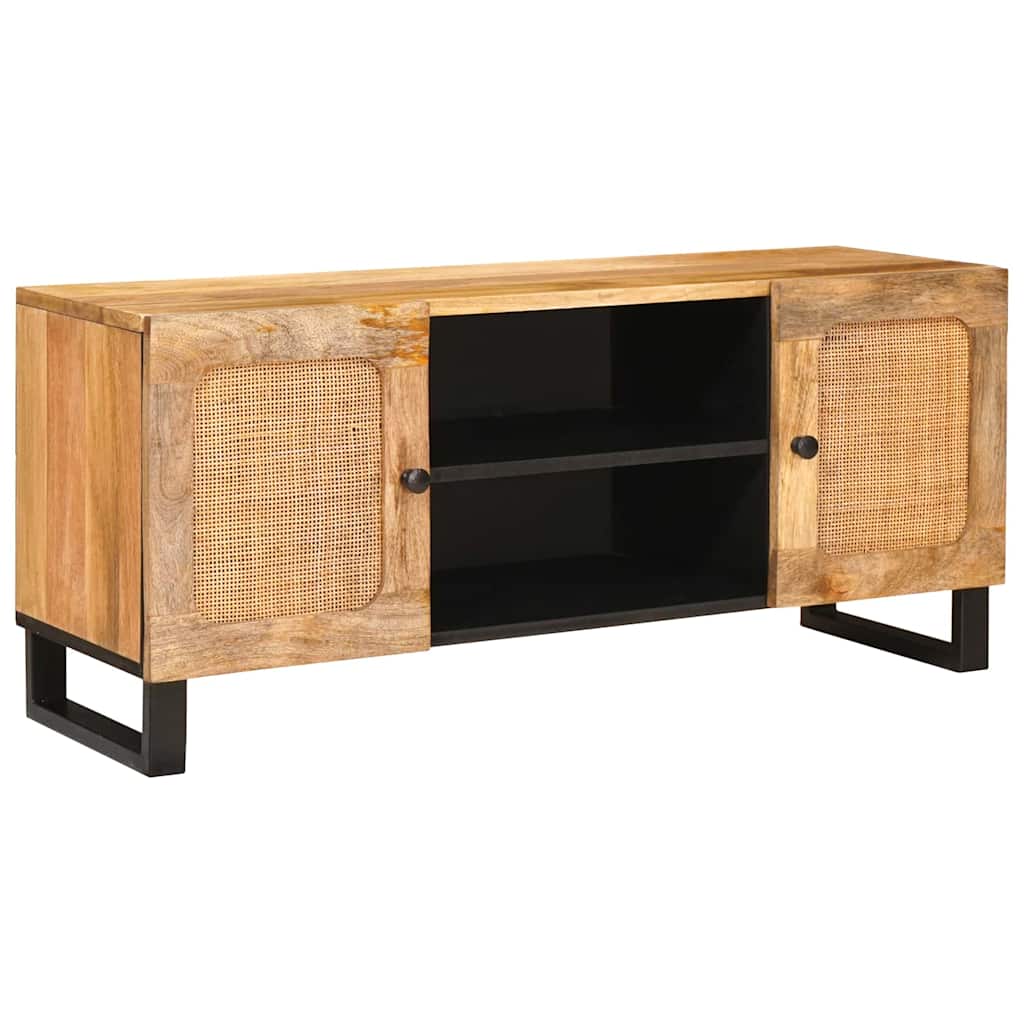 vidaXL Szafka pod telewizor Brązowy 105 x 33 x 46 cm Drewno z mango