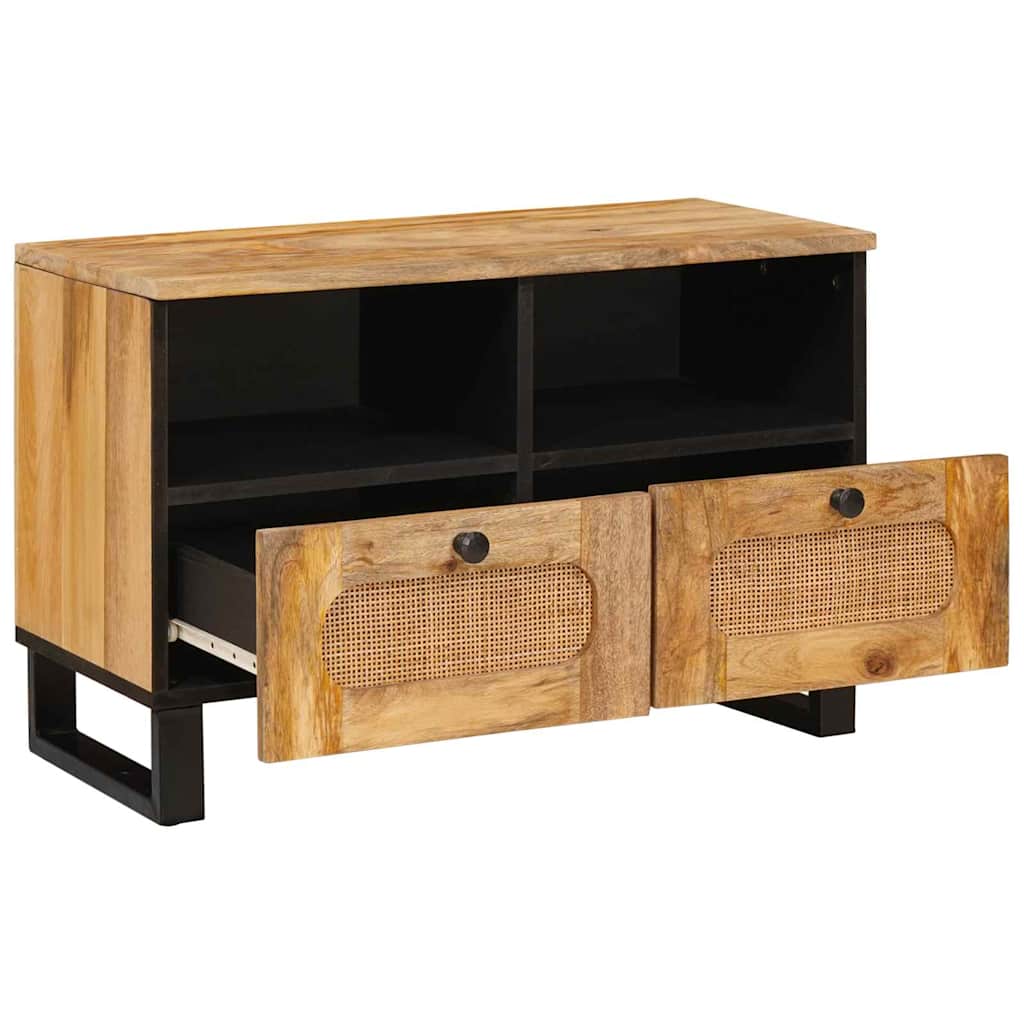 vidaXL Szafka pod telewizor Brązowy 70 x 33 x 46 cm Drewno z mango