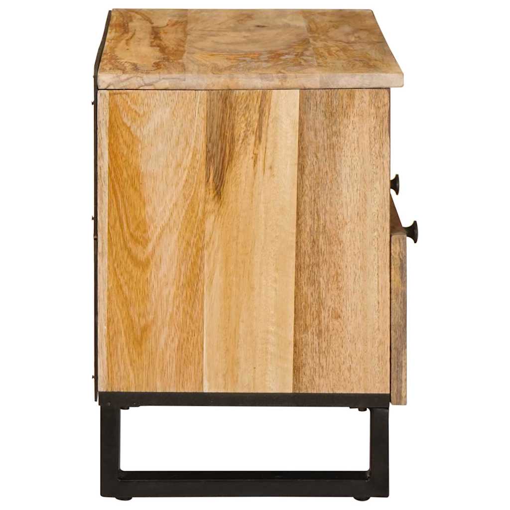 vidaXL Szafka pod telewizor Brązowy 70 x 33 x 46 cm Drewno z mango