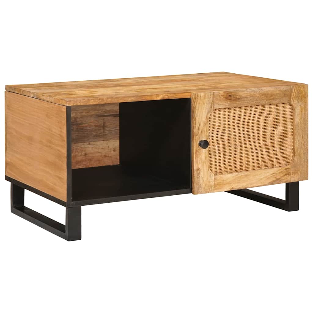 vidaXL Stolik kawowy Naturalny 80 x 50 x 40 cm Drewno z mango