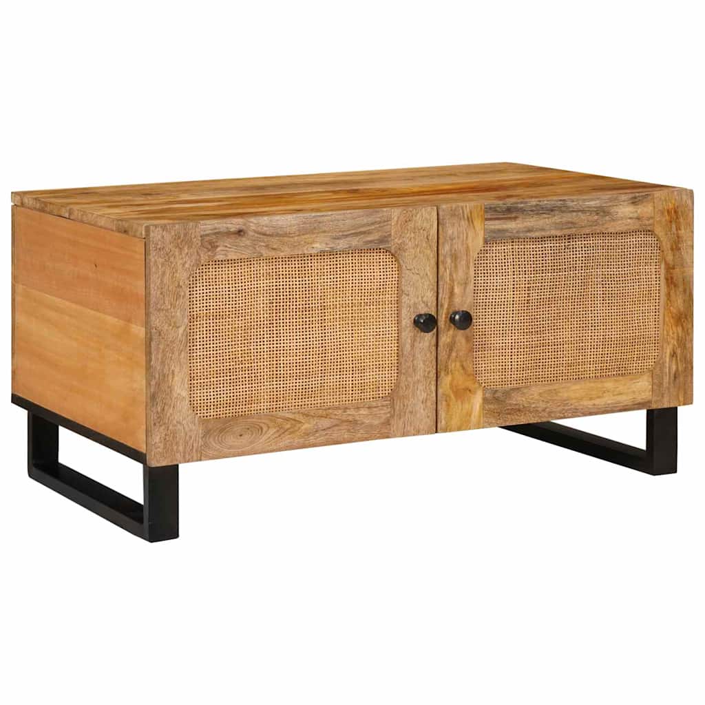 vidaXL Stolik kawowy Naturalny 80 x 50 x 40 cm Drewno z mango