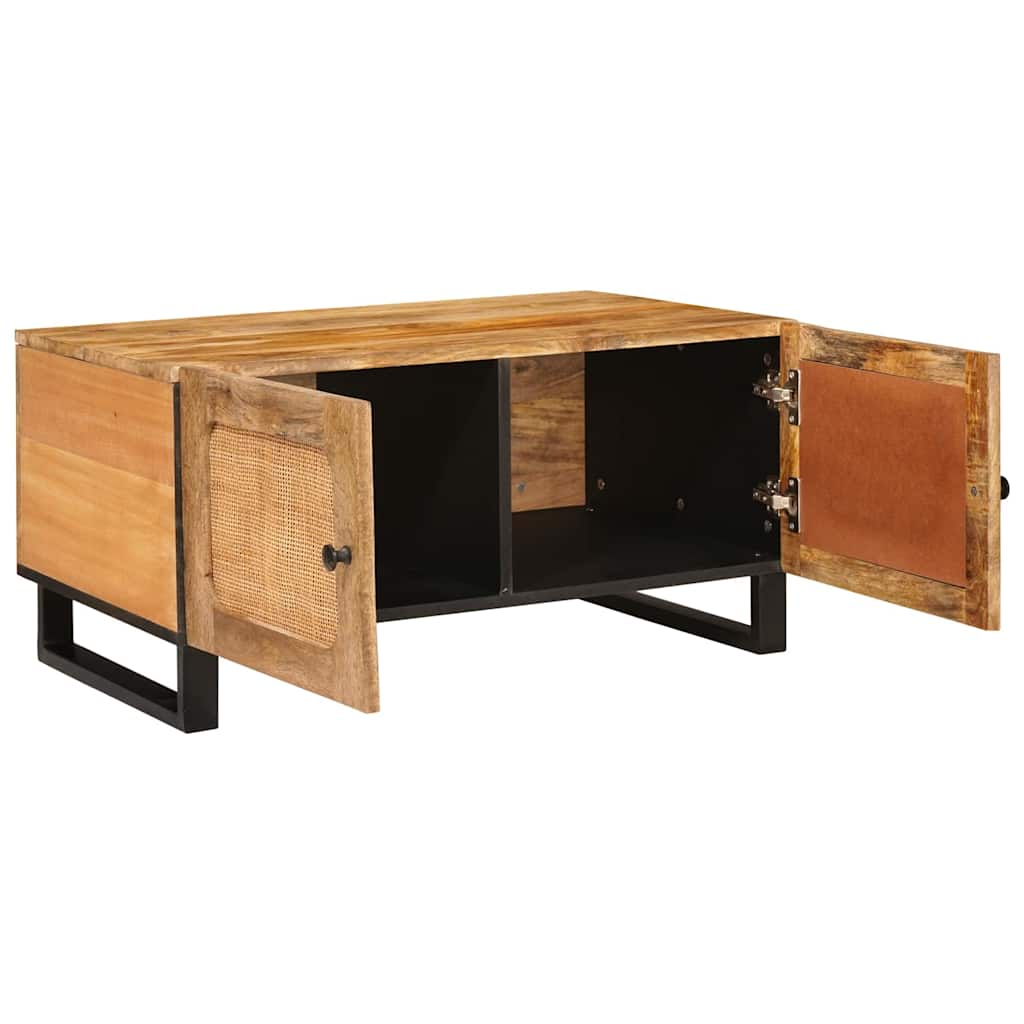 vidaXL Stolik kawowy Naturalny 80 x 50 x 40 cm Drewno z mango
