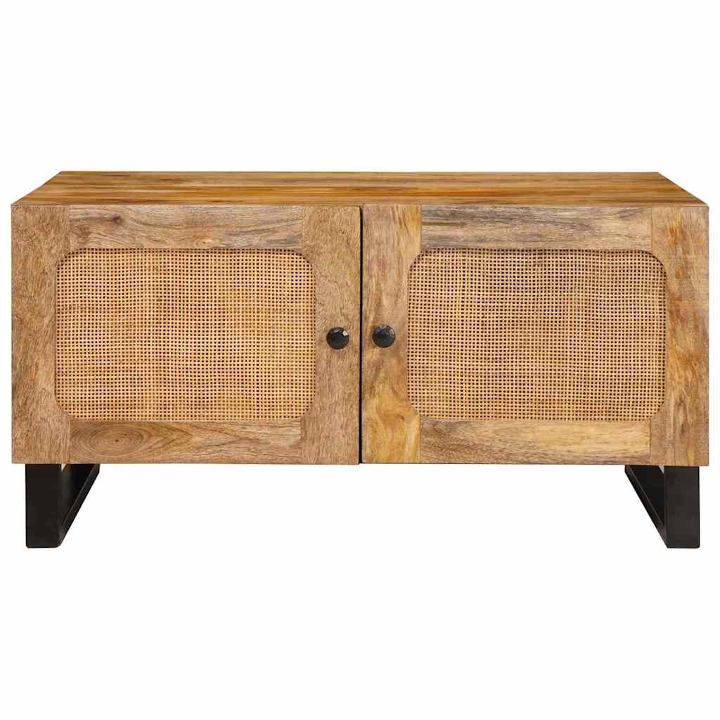vidaXL Stolik kawowy Naturalny 80 x 50 x 40 cm Drewno z mango