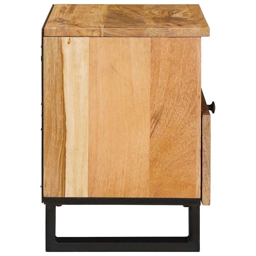 vidaXL Szafka Nocna 2 pcs Naturalny 40 x 33 x 46 cm Drewno z mango