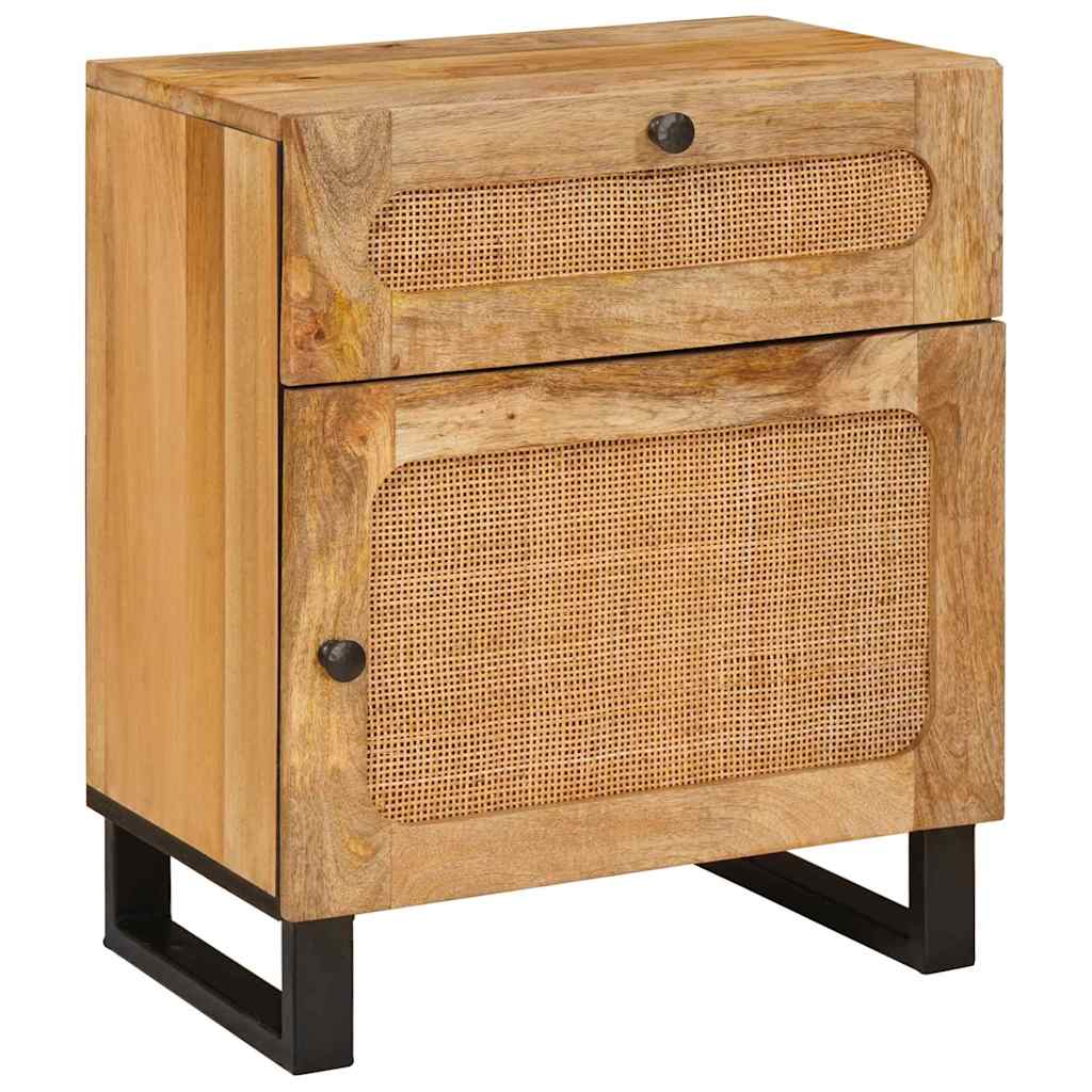vidaXL Szafka Nocna Naturalny 50 x 33 x 60 cm Drewno z mango