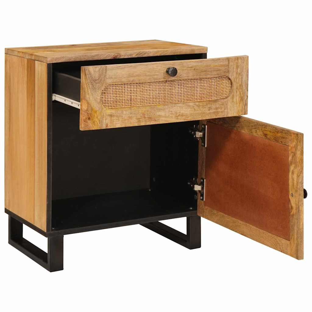 vidaXL Szafka Nocna Naturalny 50 x 33 x 60 cm Drewno z mango