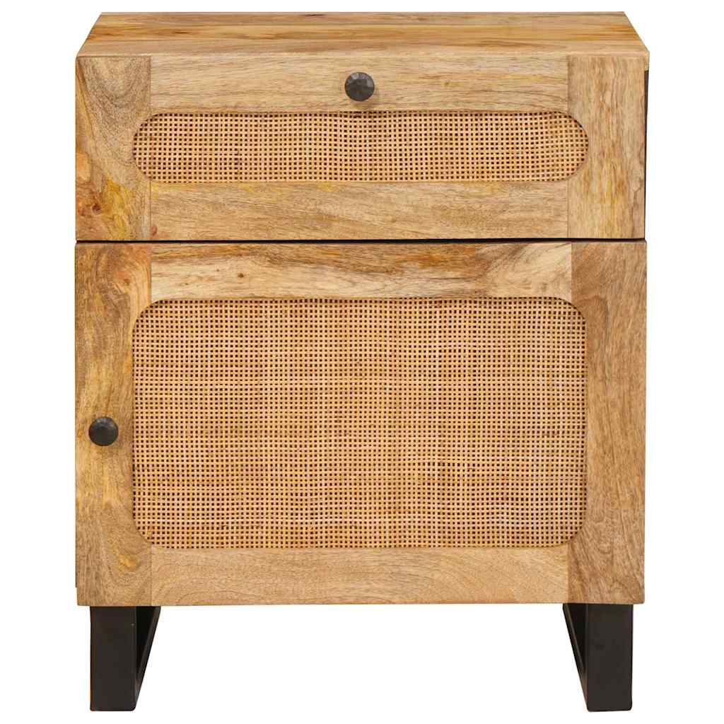 vidaXL Szafka Nocna Naturalny 50 x 33 x 60 cm Drewno z mango