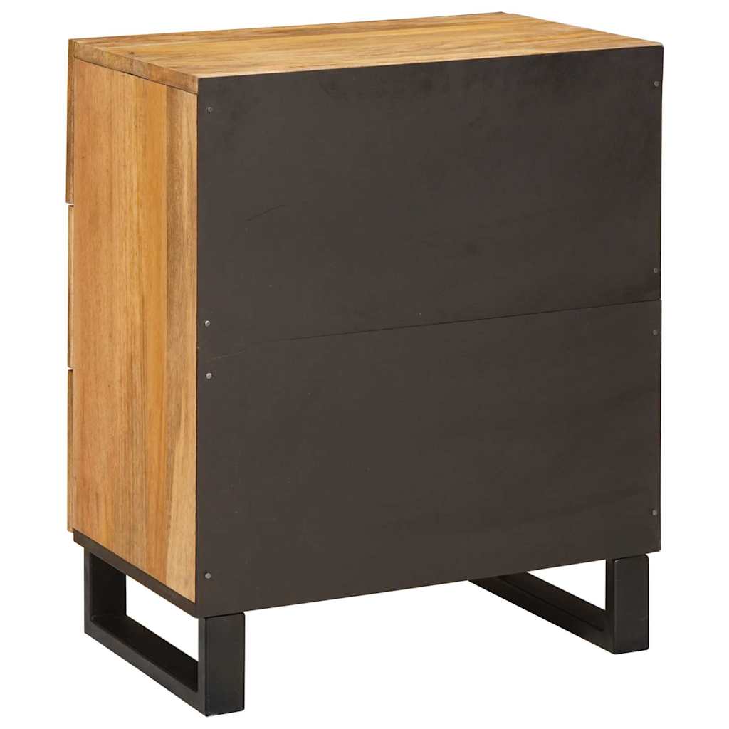 vidaXL Szafka Nocna Naturalny 50 x 33 x 62 cm Drewno z mango