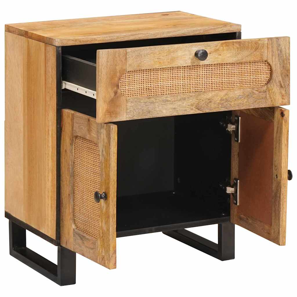 vidaXL Szafka Nocna Naturalny 50 x 33 x 60 cm Drewno z mango