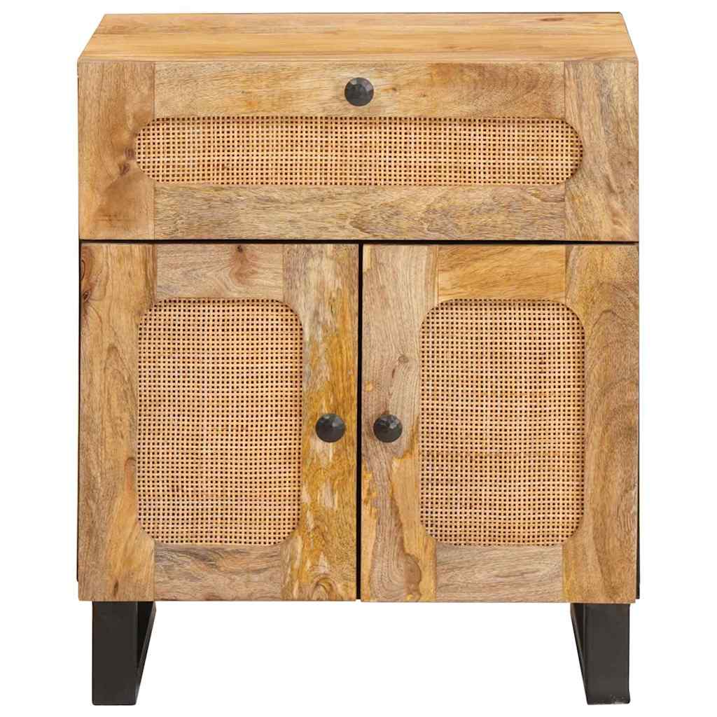 vidaXL Szafka Nocna Naturalny 50 x 33 x 60 cm Drewno z mango