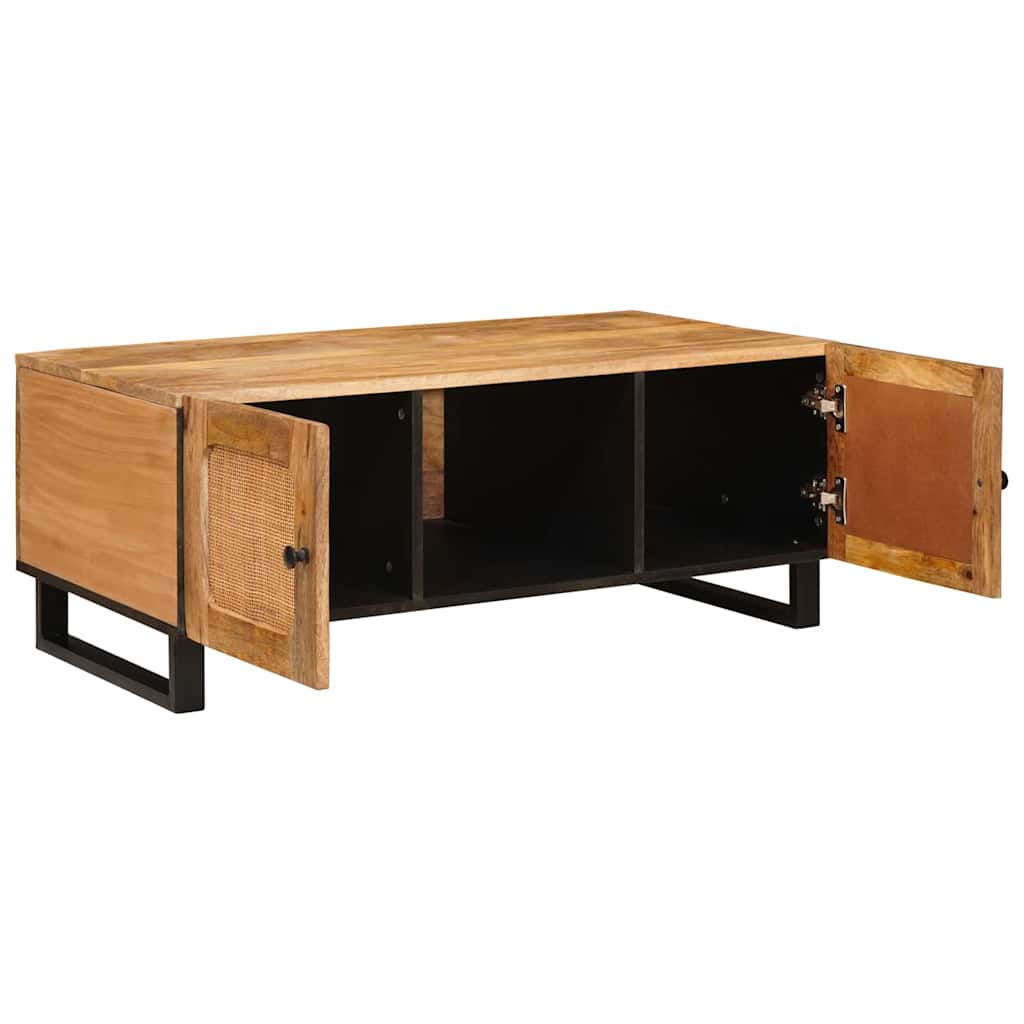 vidaXL Stolik kawowy Dąb rzemieślniczy 100 x 54 x 40 cm Drewno z mango