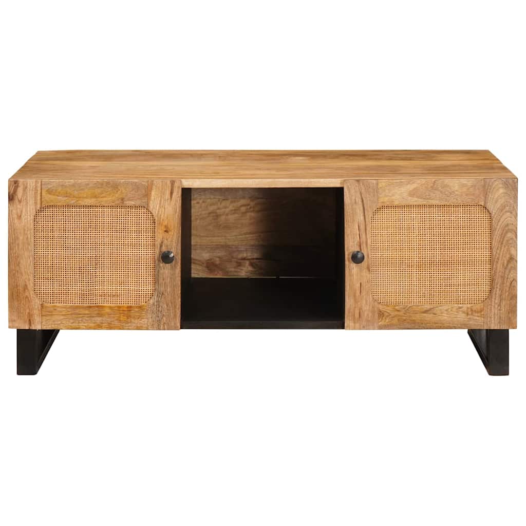 vidaXL Stolik kawowy Dąb rzemieślniczy 100 x 54 x 40 cm Drewno z mango
