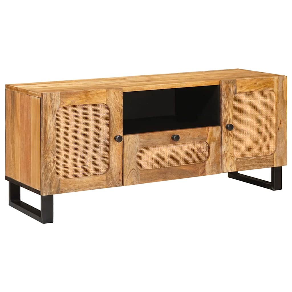 vidaXL Szafka pod telewizor Brązowy 105 x 33 x 46 cm Drewno z mango
