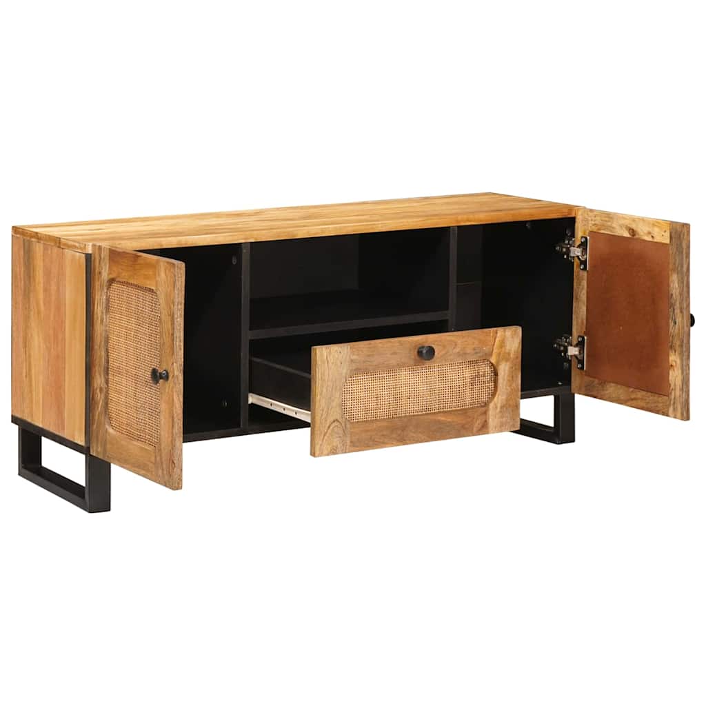 vidaXL Szafka pod telewizor Brązowy 105 x 33 x 46 cm Drewno z mango