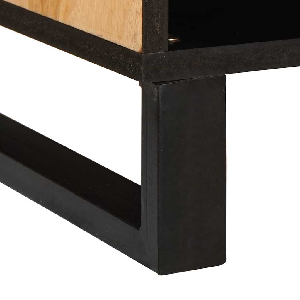 vidaXL Szafka pod telewizor Brązowy 80 x 33 x 46 cm Drewno z mango