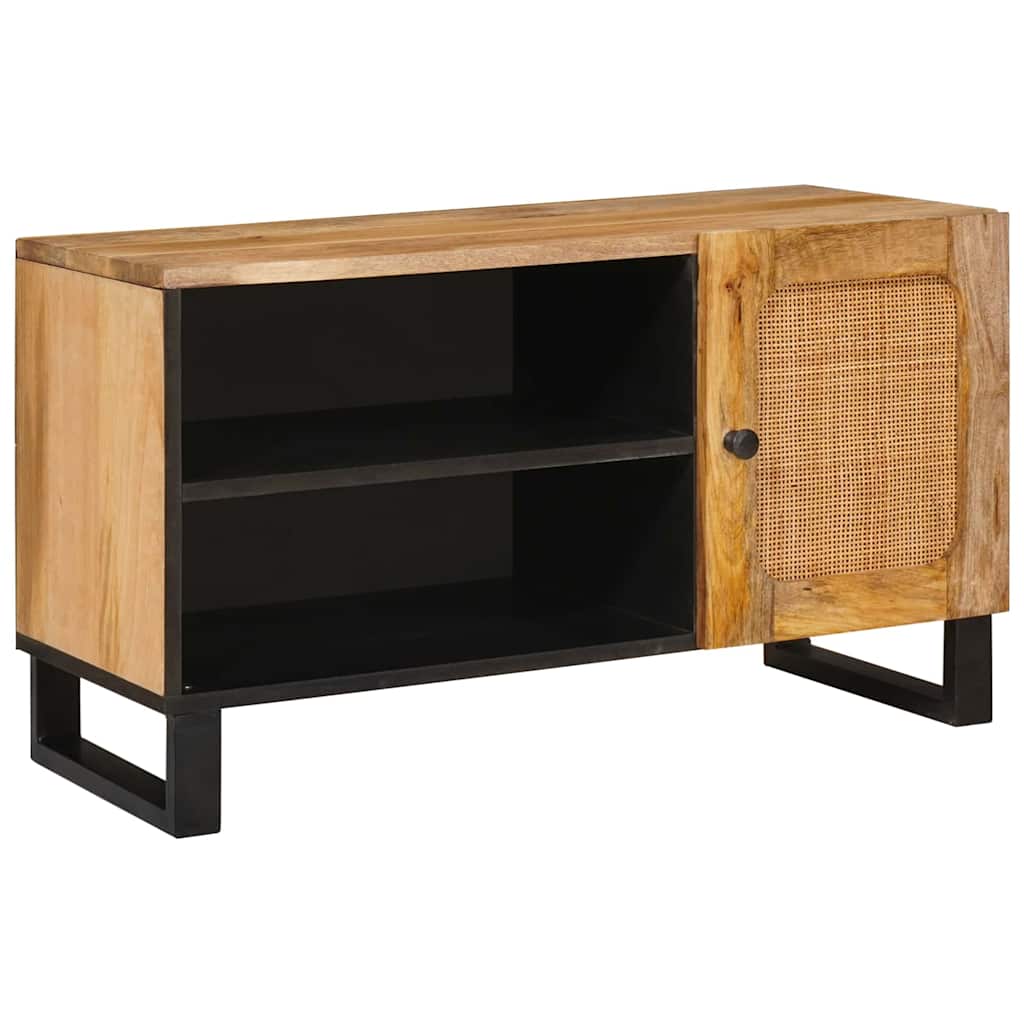 vidaXL Szafka pod telewizor Brązowy 80 x 33 x 46 cm Drewno z mango