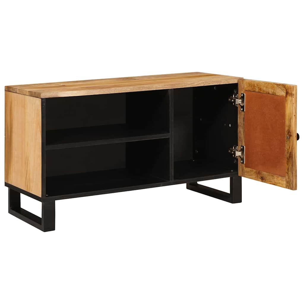 vidaXL Szafka pod telewizor Brązowy 80 x 33 x 46 cm Drewno z mango