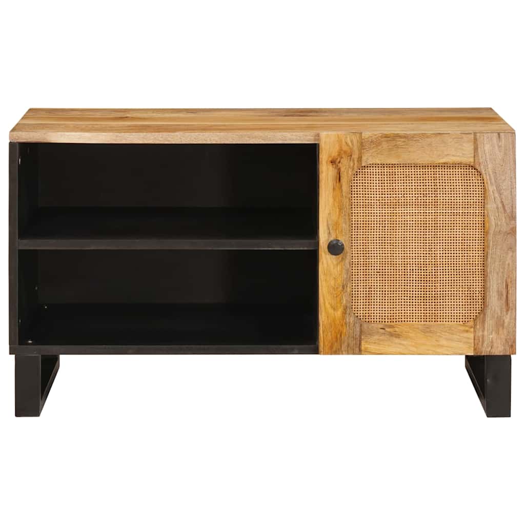 vidaXL Szafka pod telewizor Brązowy 80 x 33 x 46 cm Drewno z mango