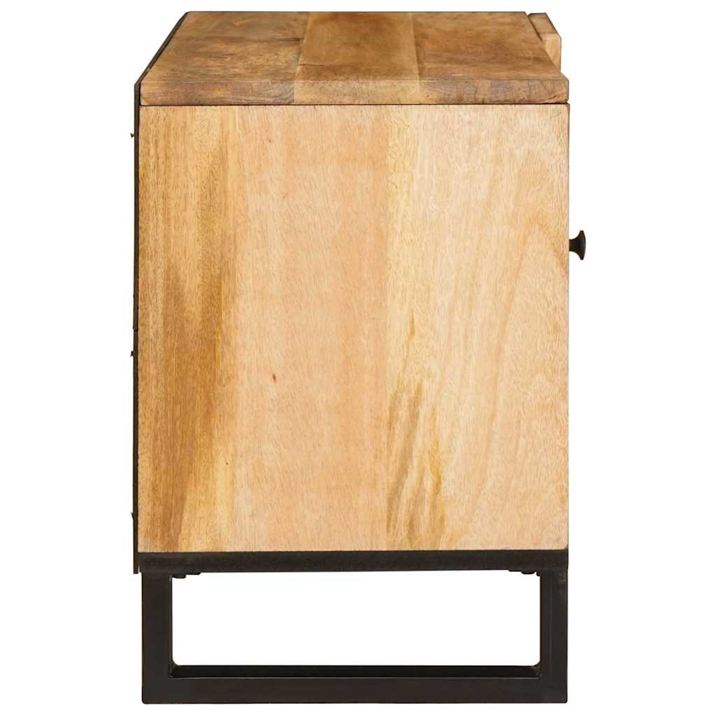 vidaXL Szafka pod telewizor Brązowy 80 x 33 x 46 cm Drewno z mango