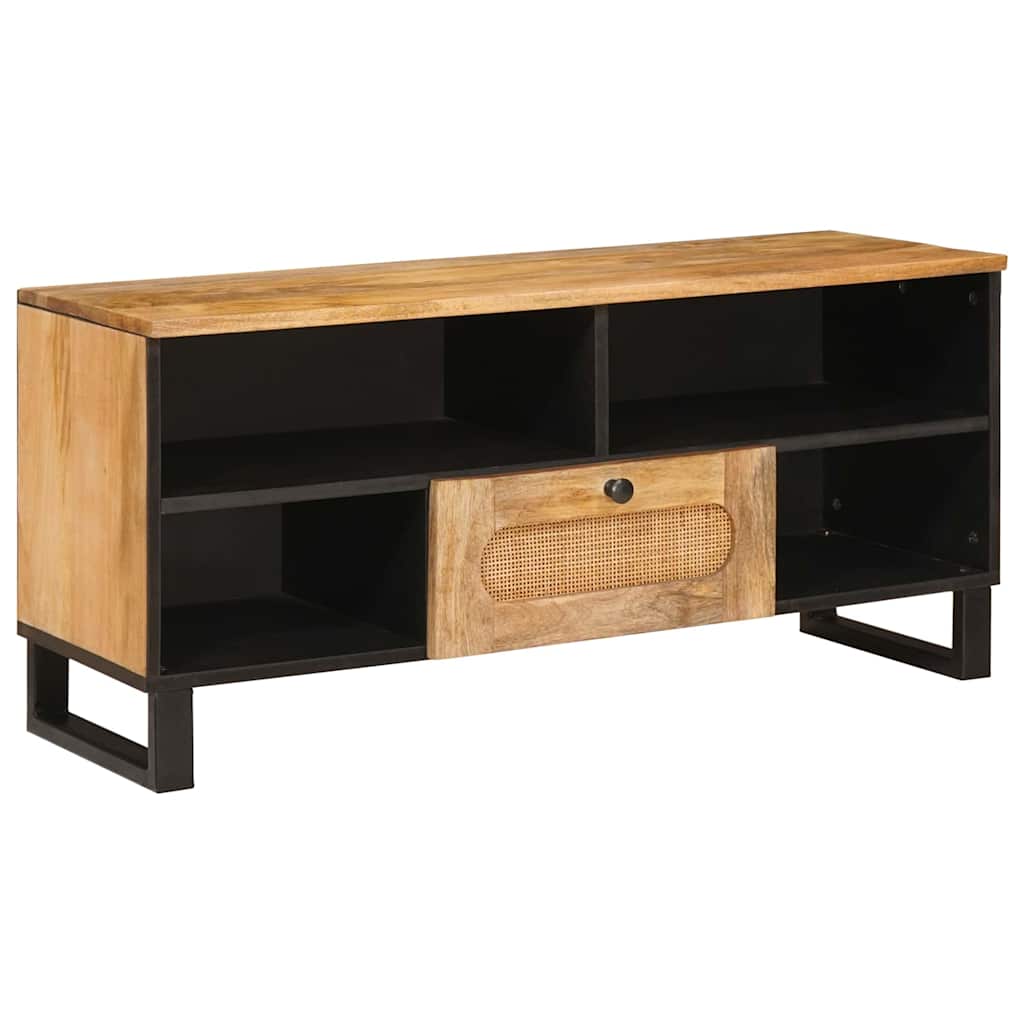 vidaXL Szafka pod telewizor Brązowy 100 x 33 x 46 cm Drewno z mango