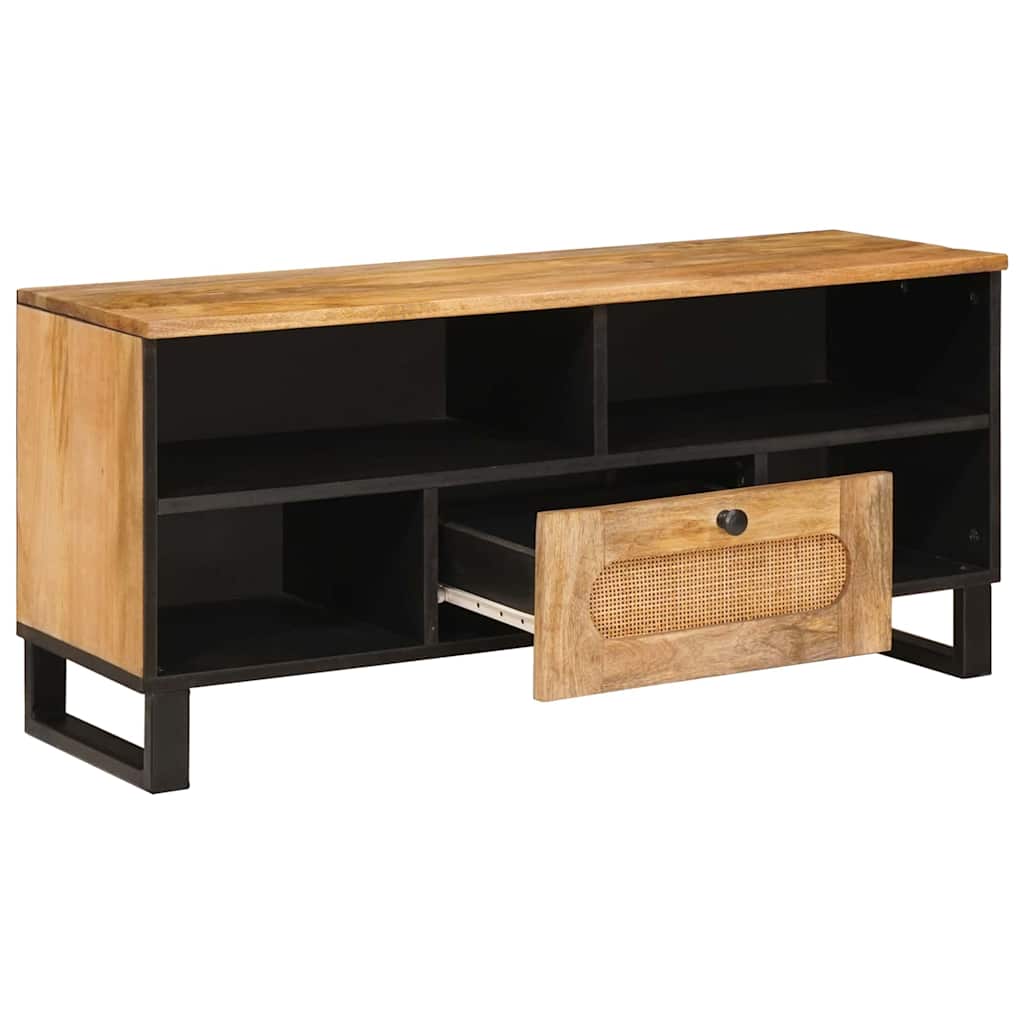 vidaXL Szafka pod telewizor Brązowy 100 x 33 x 46 cm Drewno z mango