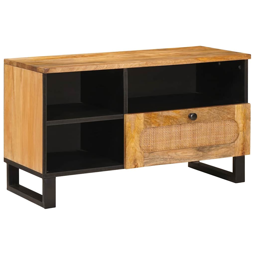 vidaXL Szafka pod telewizor Brązowy 80 x 33 x 46 cm Drewno z mango