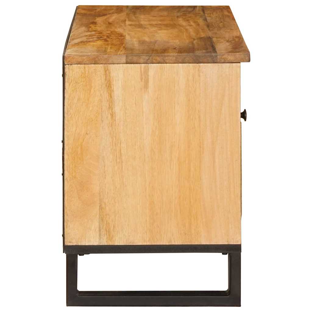vidaXL Szafka pod telewizor Brązowy 80 x 33 x 46 cm Drewno z mango