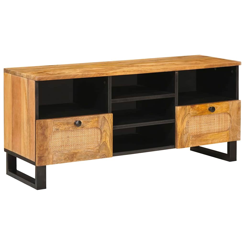 vidaXL Szafka pod telewizor Brązowy 100 x 33 x 46 cm Drewno z mango