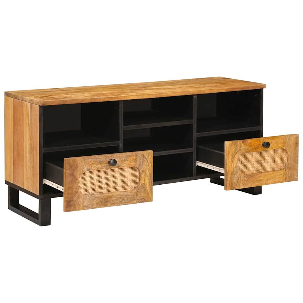 vidaXL Szafka pod telewizor Brązowy 100 x 33 x 46 cm Drewno z mango