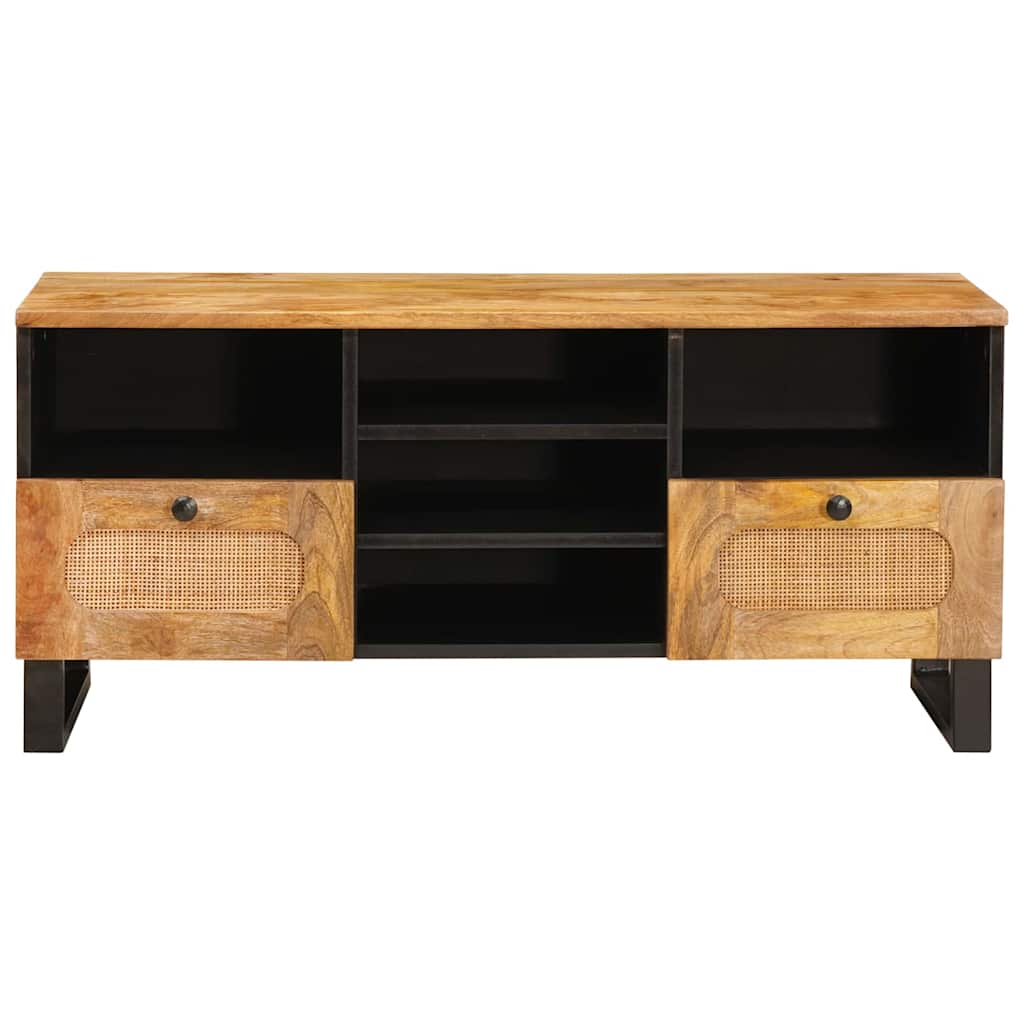 vidaXL Szafka pod telewizor Brązowy 100 x 33 x 46 cm Drewno z mango