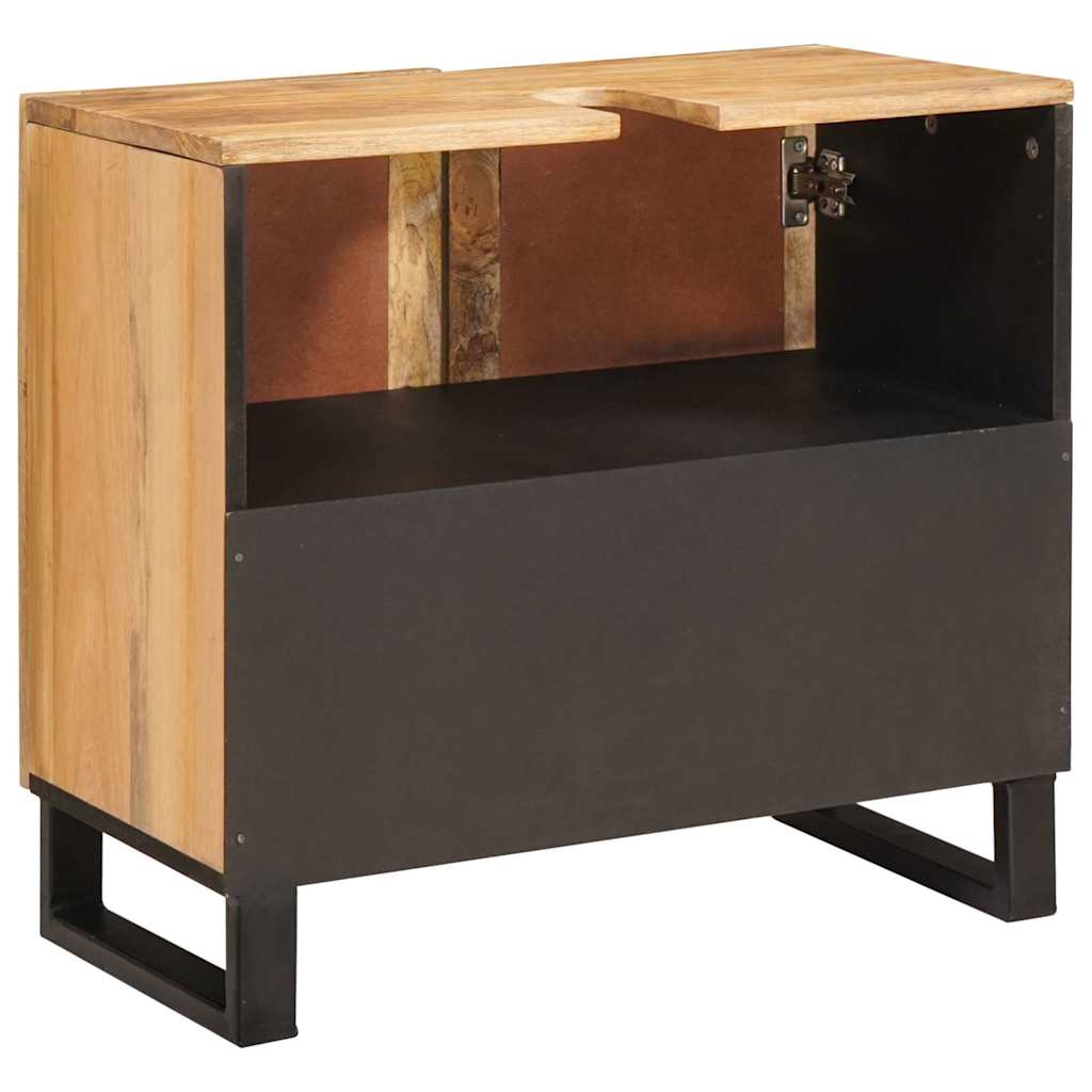 vidaXL Szafka pod umywalkę Brązowy 62 x 33 x 58 cm Drewno z mango