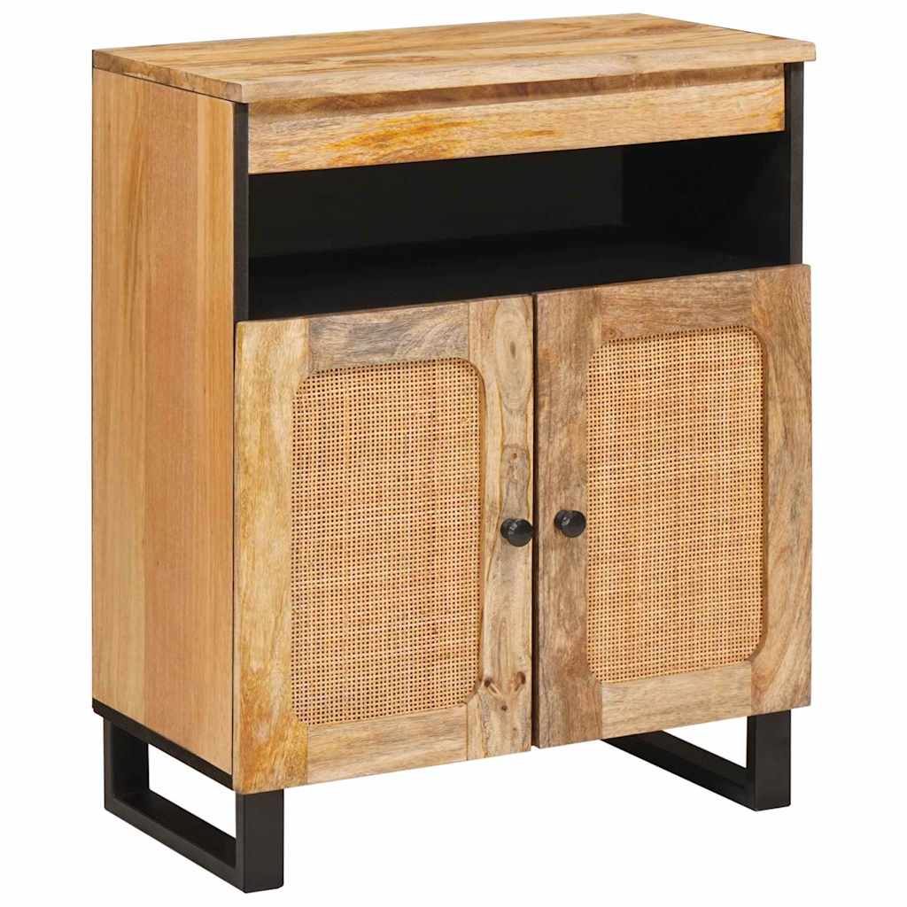 vidaXL Bufet z przechowywaniem Brązowy 60 x 33 x 75 cm Drewno z mango