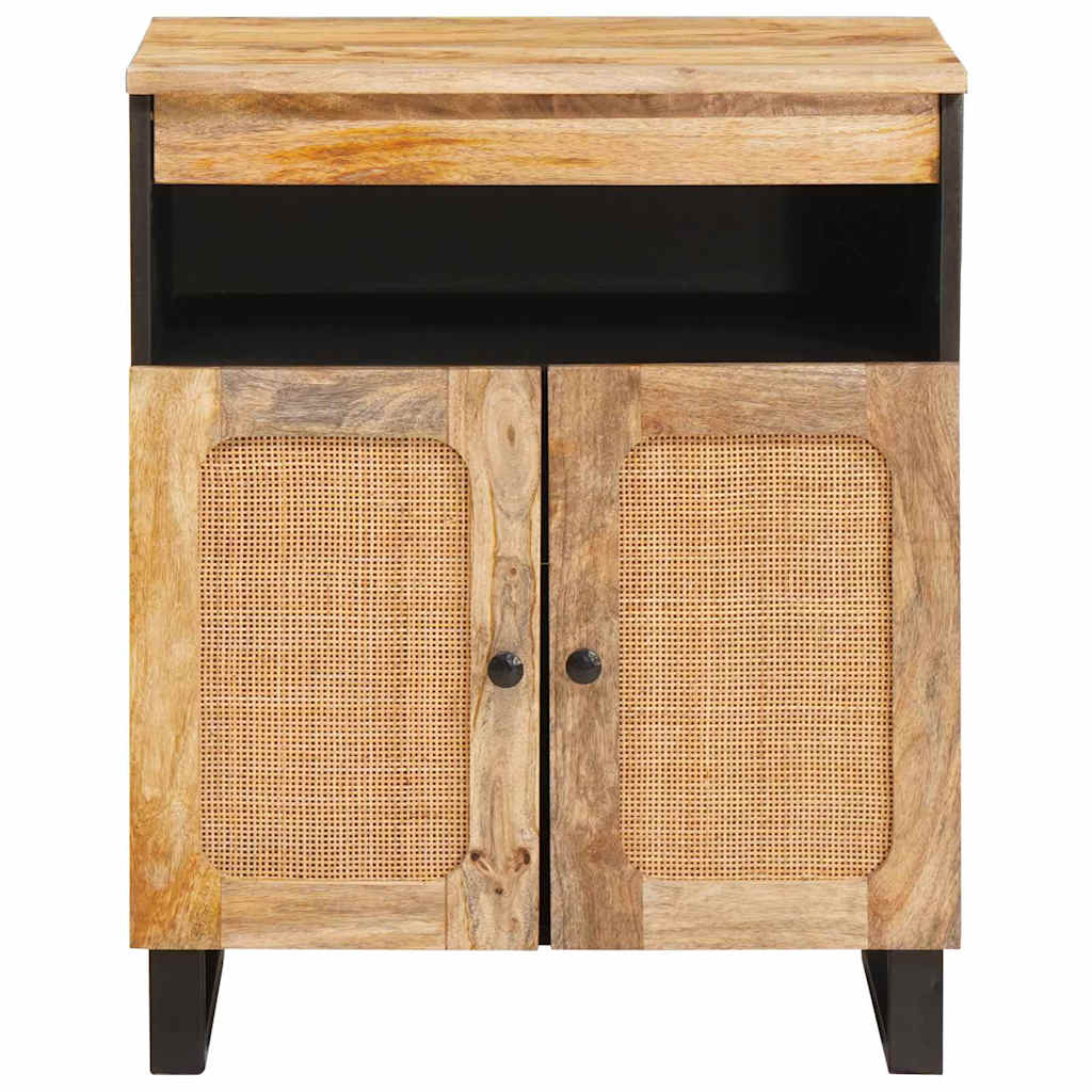 vidaXL Bufet z przechowywaniem Brązowy 60 x 33 x 75 cm Drewno z mango