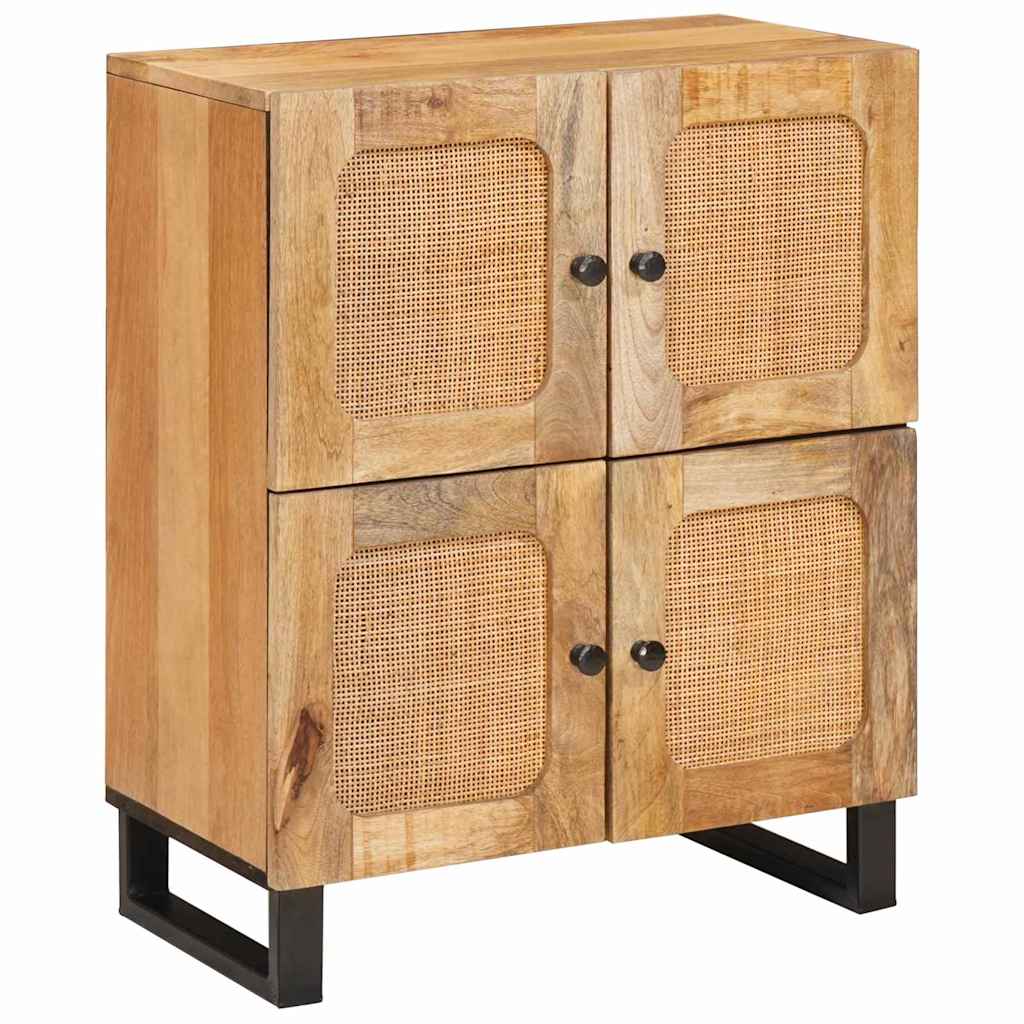 vidaXL Bufet z przechowywaniem Brązowy 60 x 33 x 75 cm Drewno z mango