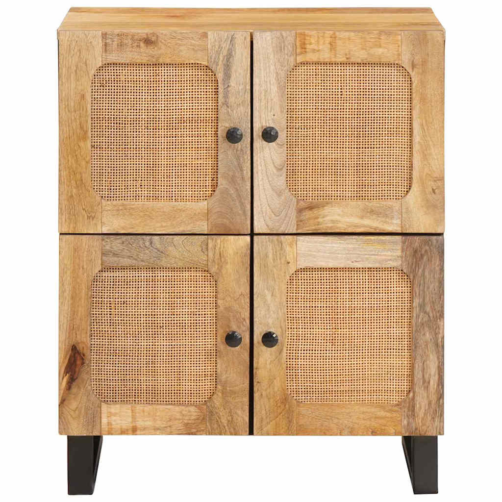 vidaXL Bufet z przechowywaniem Brązowy 60 x 33 x 75 cm Drewno z mango
