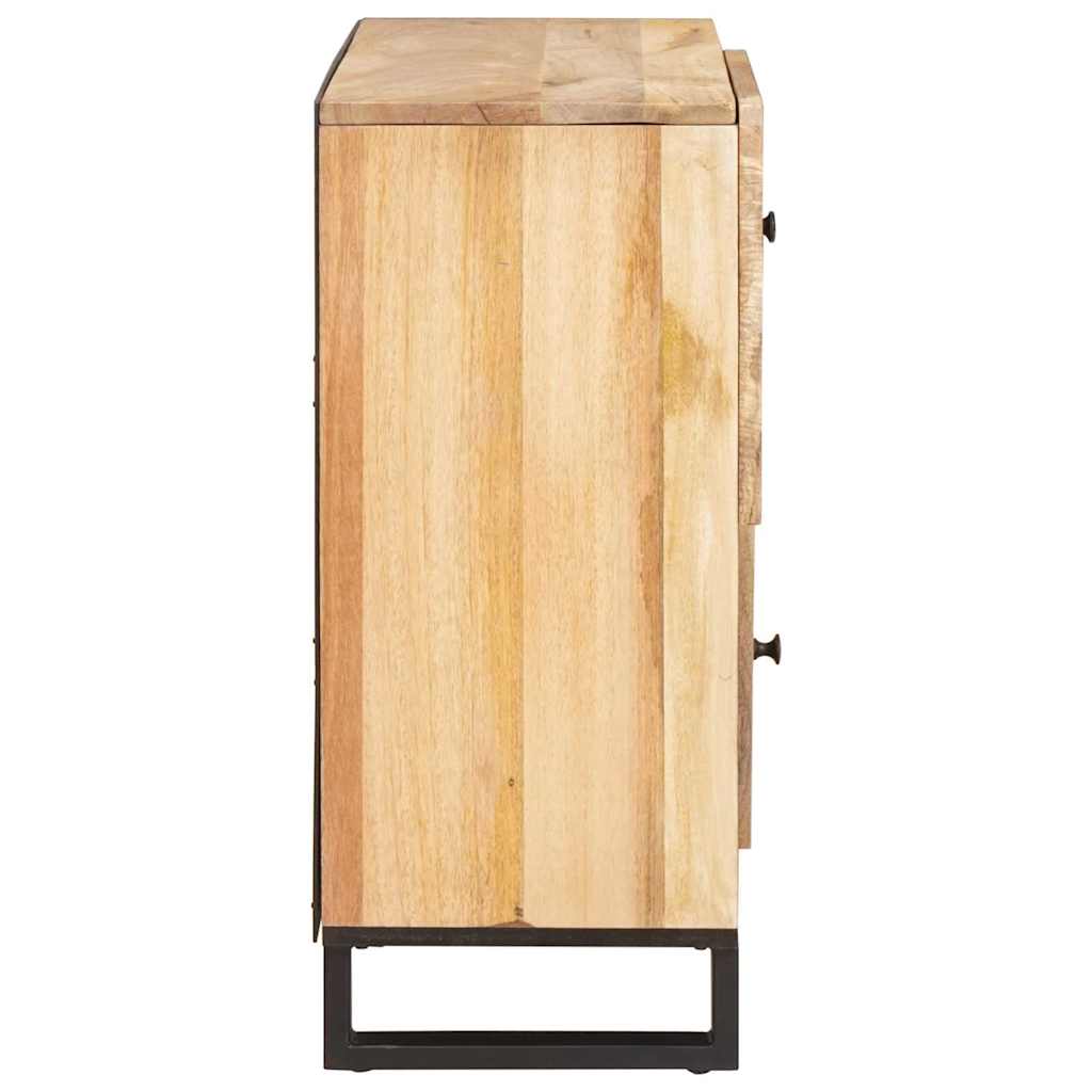 vidaXL Bufet z przechowywaniem Brązowy 80 x 33 x 75 cm Drewno z mango